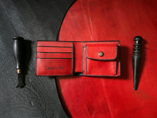 The Classic Bifold - Obsedian & Rose