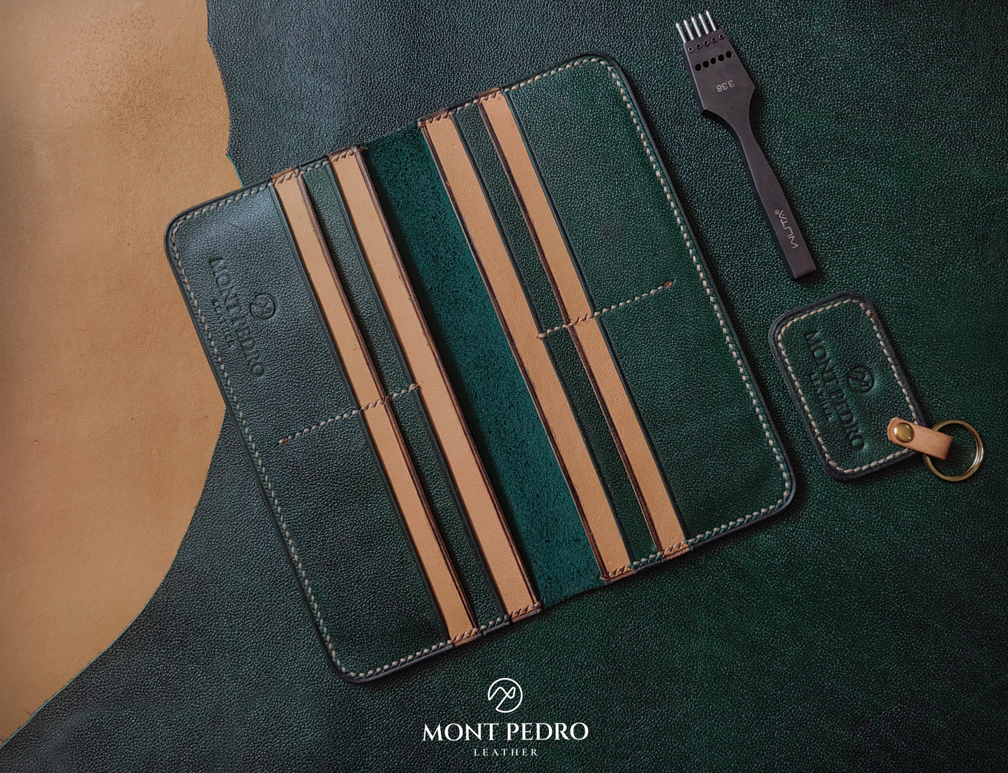 The Overland Wallet - Sherwood Green Edition