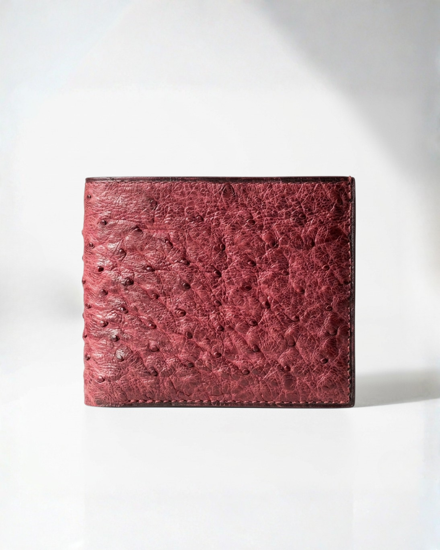 The Vertex - Burgundy Ostrich