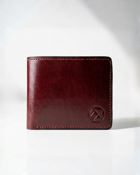 The Classic Bifold - Crimson Red