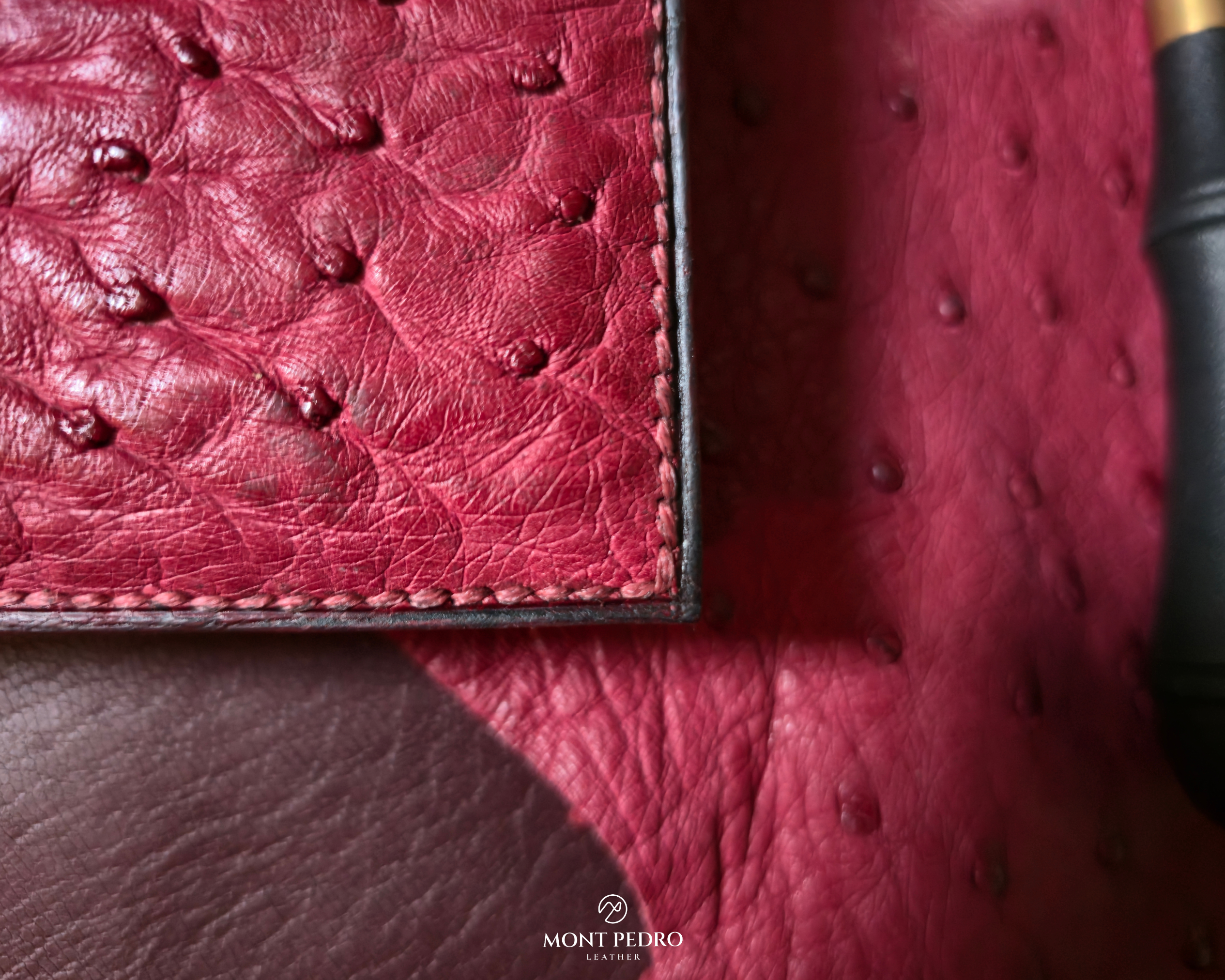 The Vertex - Burgundy Ostrich Edition